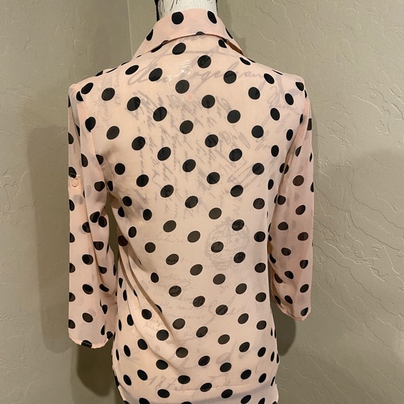 Women’s polka dot shirt size Small - Picture 6 of 7